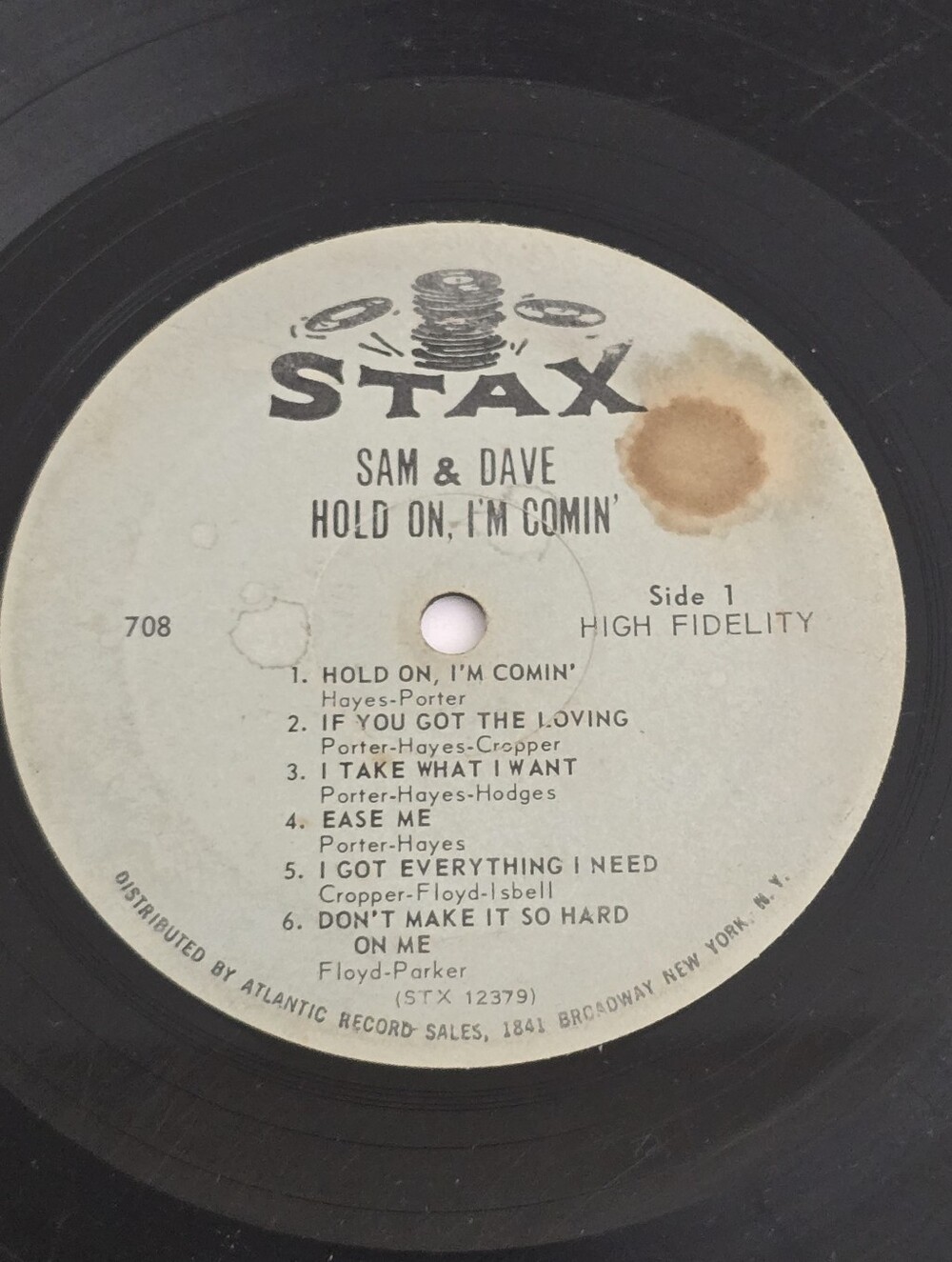 SAM & DAVE Hold On, I'm Comin'  1966 Vinyl LP Stax 12379 Soul‎ Classics R&B